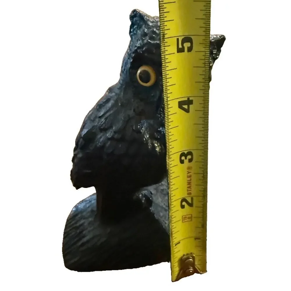 Vintage Pennsylvania Hard Coal Owl Figurine 5.5 Inch Statue